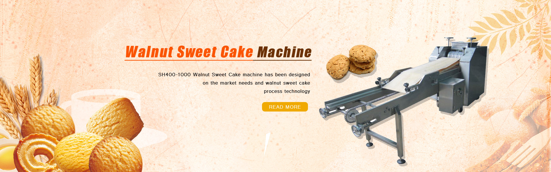 Walnut Sweet Cake Machine